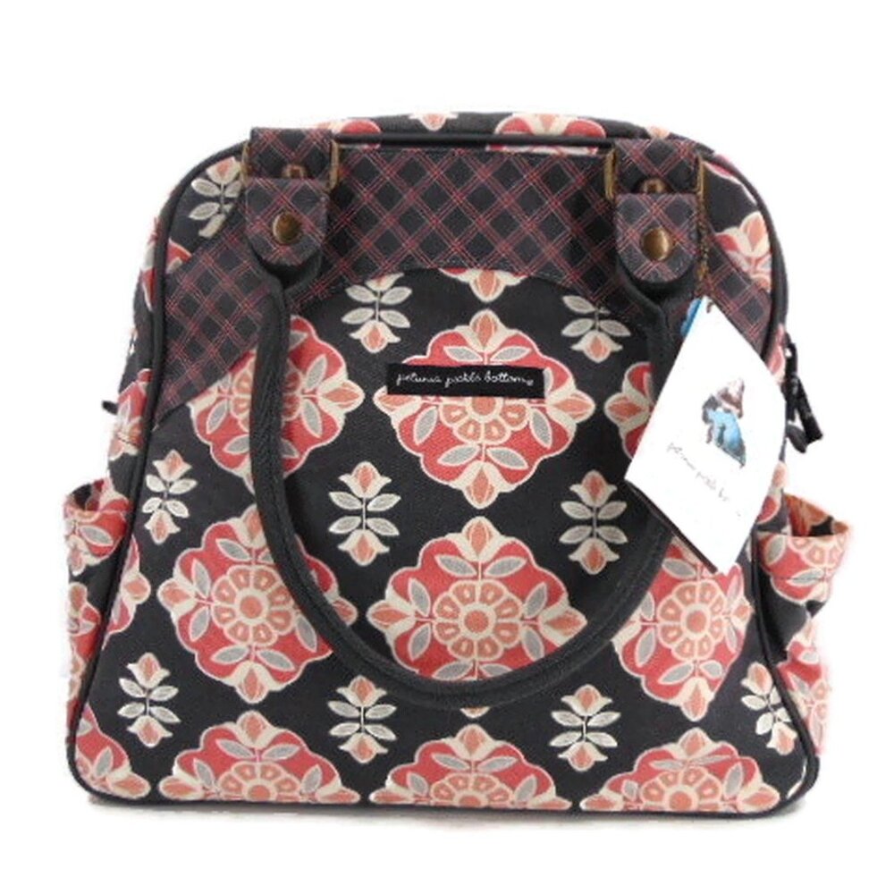 Petunia Pickle Bottom Sashay Satchel Blooming Begonia Diaper Bag Backpack NEW